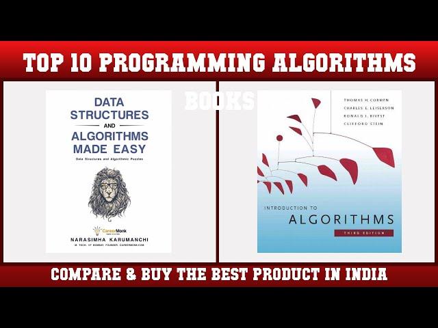 Top 10 Programming Algorithms Books to buy in India 2021 | Price & Review