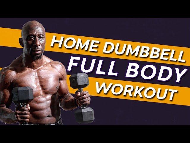 Home Dumbbell Full Body Workout - Superset Circuit