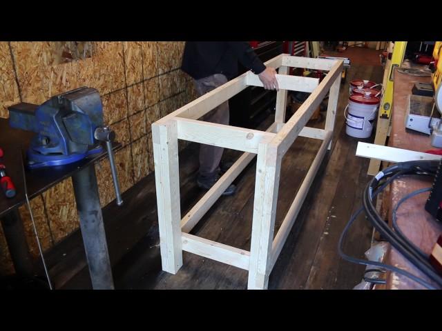 How to build a SIMPLE STURDY WORKBENCH