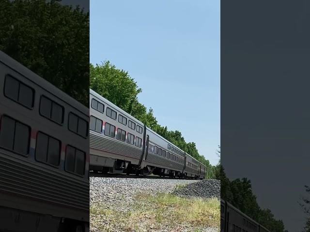 Amtrak 50th Anniversary engine on Amtrak train 92