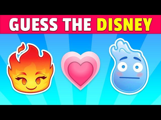 Guess the DISNEY Movie by Emoji  | Disney Emoji Quiz