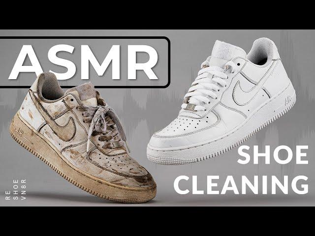 Shoe Cleaning ASMR - Nike Air Force 1