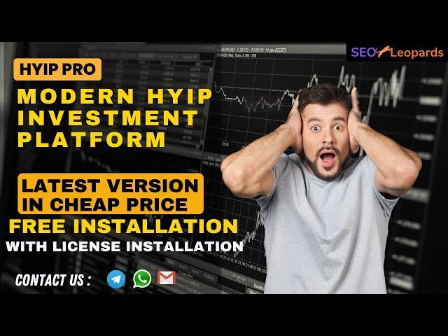 [Full Latest Version] HYIP PRO - A Modern HYIP Investment Platform SCRIPT (In Cheap Price)