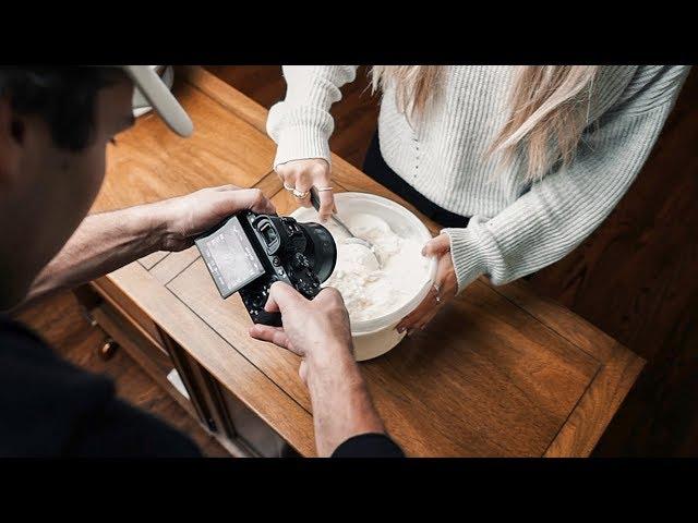 HOW I FILM HANDHELD ICE CREAM B ROLL | Behind the Scenes