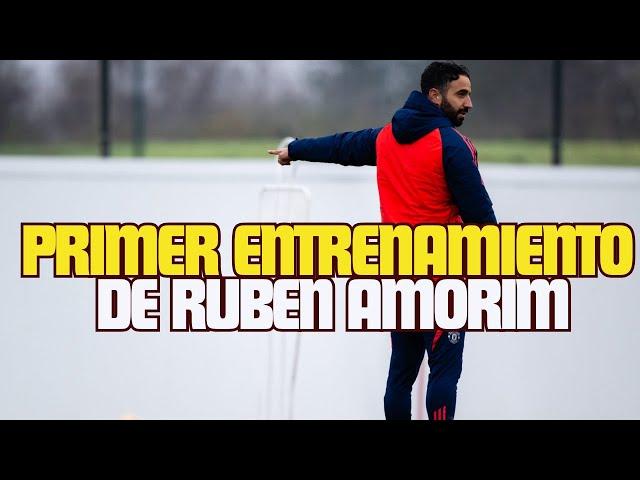 PRIMER ENTRENAMIENTO DE RUBEN AMORIM 