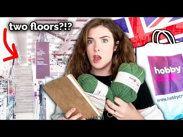 I Went To BRITISH Art Store with TWO FLOORS?!