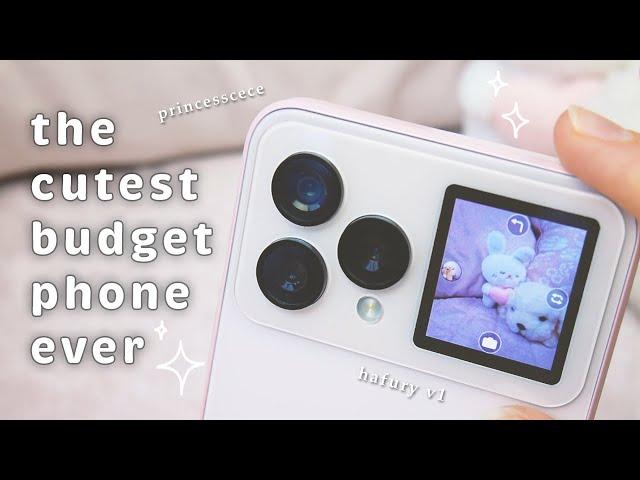 I found the CUTEST PHONE EVER on AliExpress!  | Pink Cubot Hafury V1 Unboxing