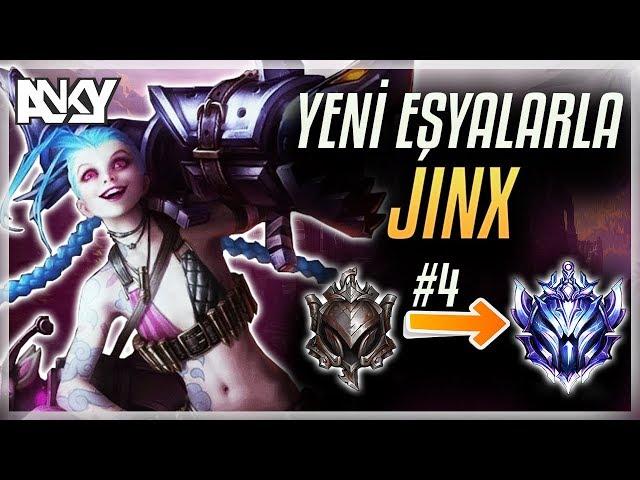 YENİ ADC EŞYALARIYLA JINX GÜÇLÜ MÜ? // DEMİRDEN ELMASA ÇIKIYORUZ #4