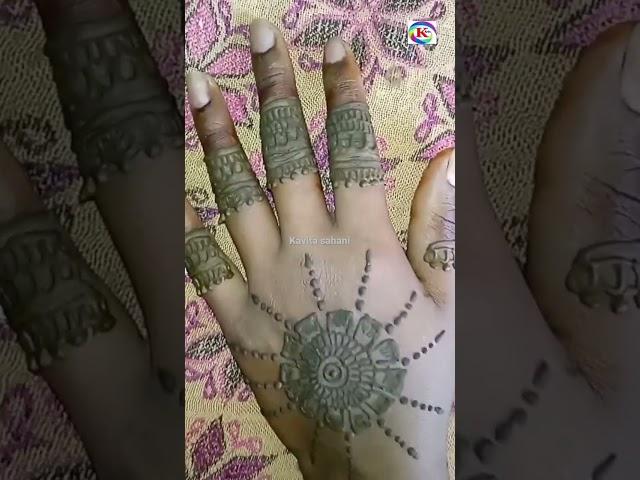 Tikki Mehndi design ।#mehndi #Mehandi designs #kavita sahani craft creation #short video #art