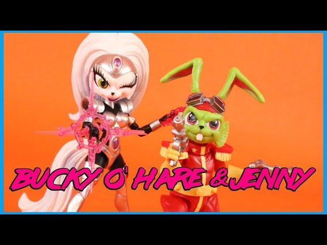 Boss Fight Studio BUCKY O'HARE & FIRST MATE JENNY Action Figure Toy Review