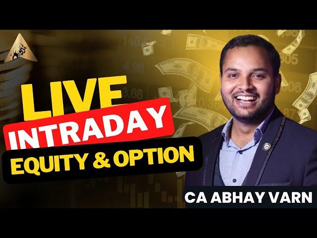 Nifty and Bank Nifty Option Live Trading | Share Market Live | Intraday and Swing Trading | CA Abhay