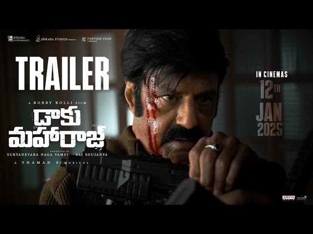 Daaku Maharaaj Theatrical Trailer | NBK, Pragya, Shraddha, Bobby Deol | Thaman S | Bobby Kolli