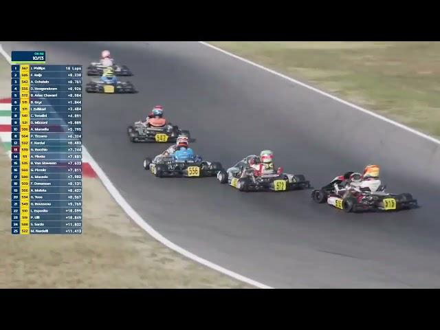 FIA Karting World Championship 2023 Junior and OK Franciacorta Italy Sunday