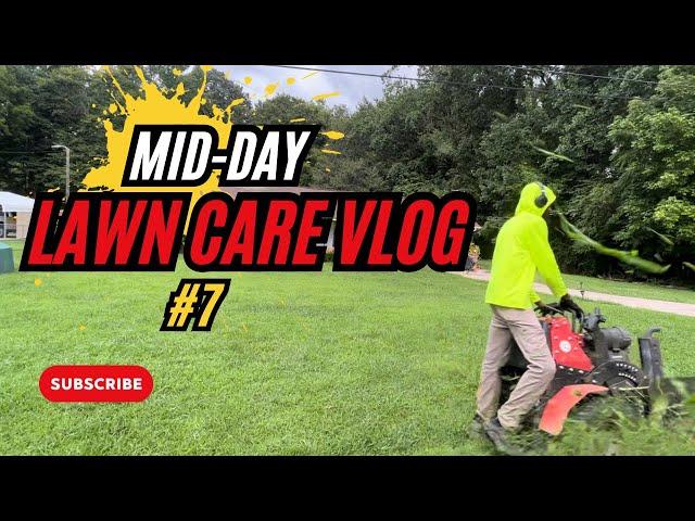 A Day in the Life of a Solo Lawn Care Business Owner vlog #7