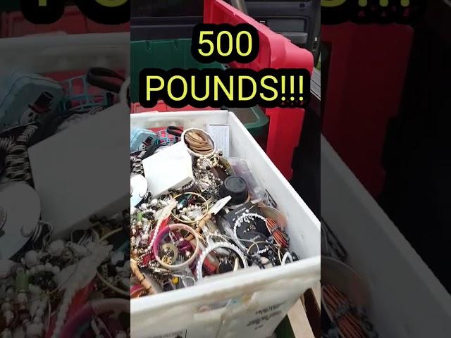 500 Pounds JEWLERY! #jewelry #resellers #liveauction #storageunitbuyer #ebayseller