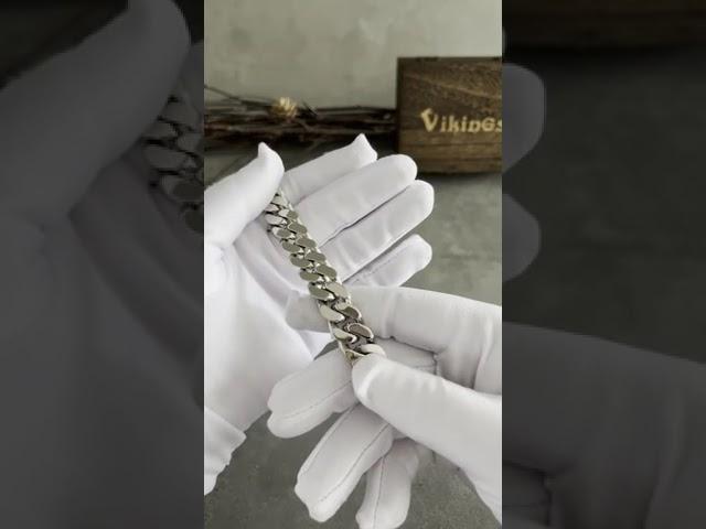Bracelet Stainless Steel Fine Polished Chain Four Sides Cut Boyfriend Gift #brecelet #jwellery