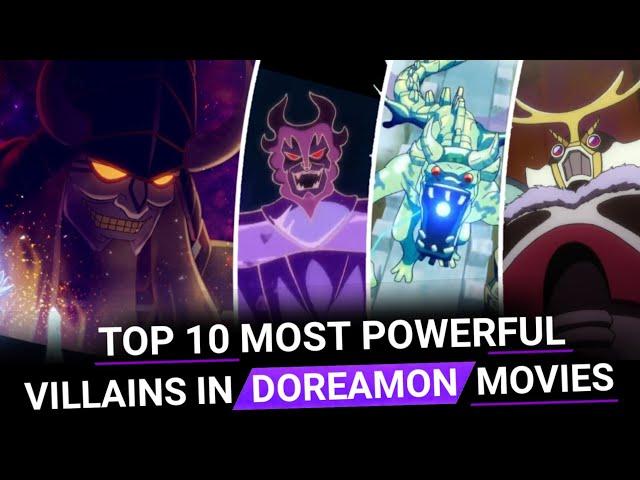 Top 10 Most Powerfull/Strongest Villain In Doraemon Movies @DTSTOONS @AnimeSpiritXD