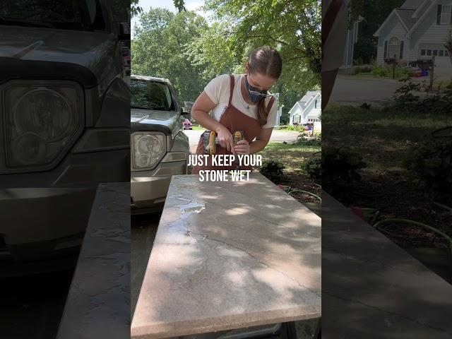 DIY Stone Polishing #diy #furnitureflip #marble #antique #vintagestyle #vintagedecor