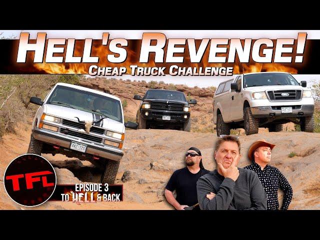 The Cheap Truck Challenge Gets Real: Ford, Chevy, And Dodge Take On Hell's Revenge! Ep.3