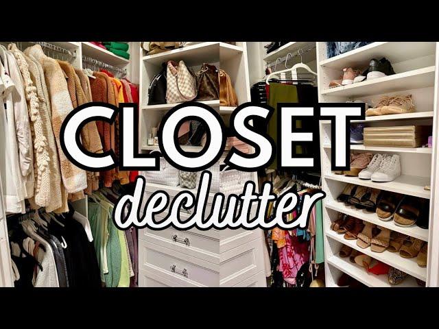 CLOSET DECLUTTER - Time to donate some clothes and make room for only clothes that I love!