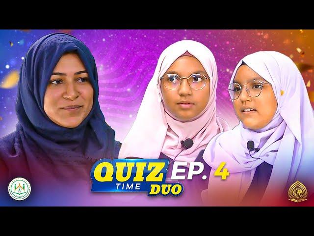 QuizTime Duo - Saison 3 Ep. 4 - Hannah Vasram & Iffat Zakirhoussen