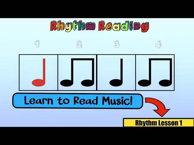 Rhythm Reading Lesson 1 - Kodaly