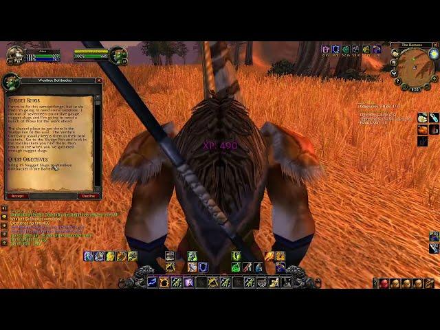 My First Hardcore Run, chill vibes, no talking - Level 19 Shaman - The Barrens (Raw Footage Part 1)