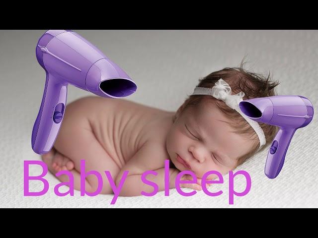 10 hours - baby hair dryer sound to fall asleep | Hairdryer to fall asleep | Hair dryer babies