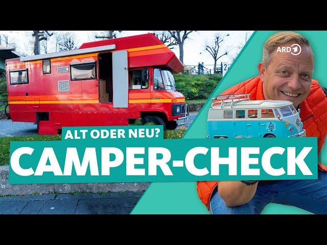 Camping check: vintage motorhome or new camper? | WDR Reisen