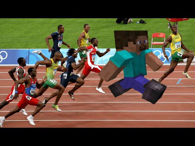 What if Minecraft Steve competed at the Olympics?