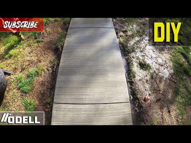 Beginner Concrete Side Walk Slab DIY