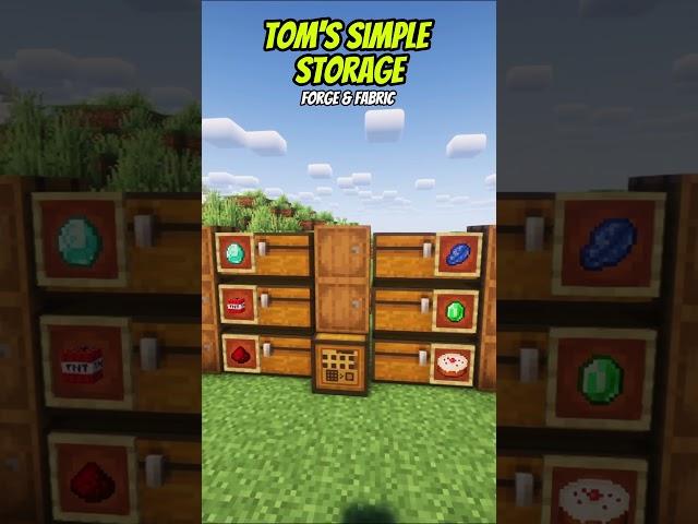 Tom's Simple Storage Mod - Must Try Minecraft Mods - Part 23 #minecraftmods