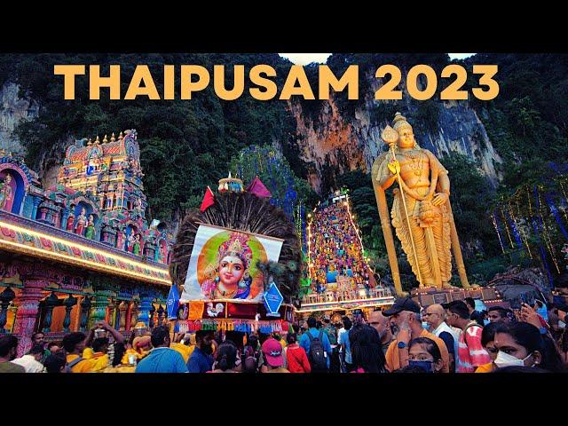 THAIPUSAM IN BATU CAVES MALAYSIA 2023 || THE KAVADI