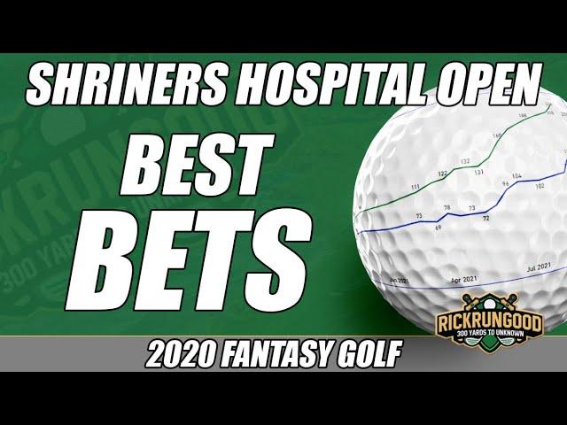 Shriners Hospital Open | Bets & One and Done Preview Picks 2020