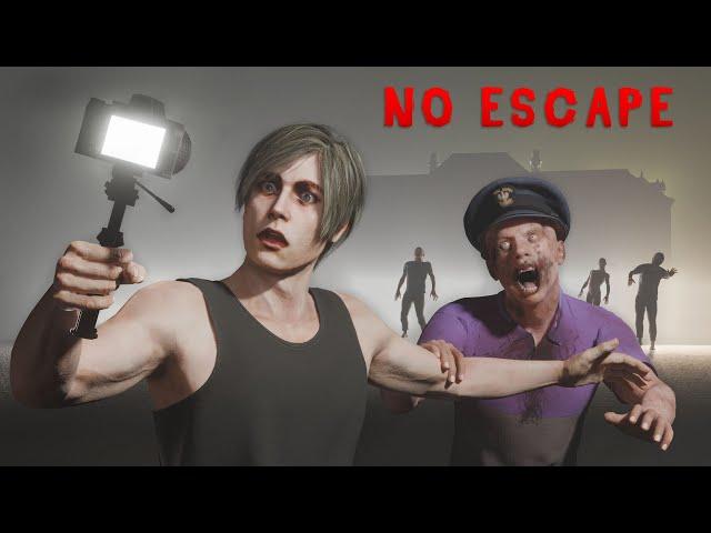 Leon's Vlog  *THE DANGEROUS ZOMBIE CITY*  in The World ( Racoon City )