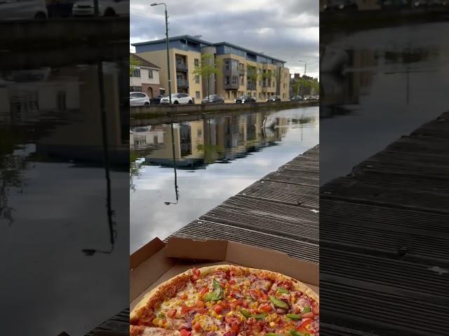 Pizza with a view #portobello #dublin #ireland #indian #internationalstudents #walkwithpoo #travel