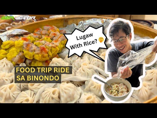 BINONDO FOOD TRIP RIDE - FULL MEAL NA ABOT-KAYA