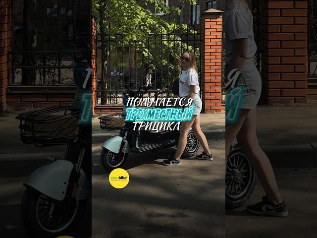 Трехколесный электроскутер трансформер для города и дачи | ElectroTrike Бумеранг Pro #электроскутер