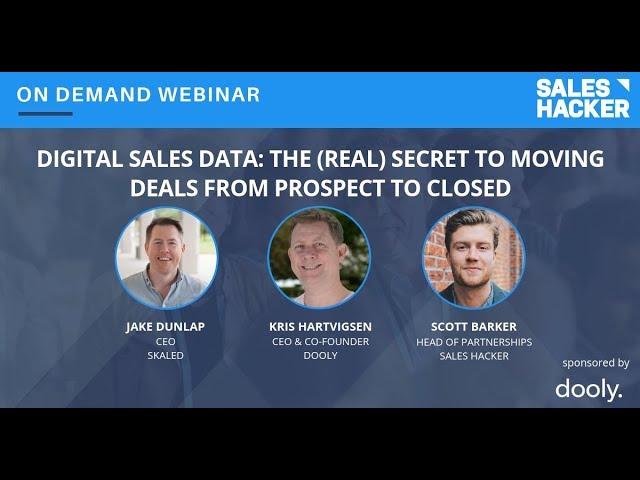 Digital Sales Data: The (Real) Secret to Moving Deals from Prospect to Closed