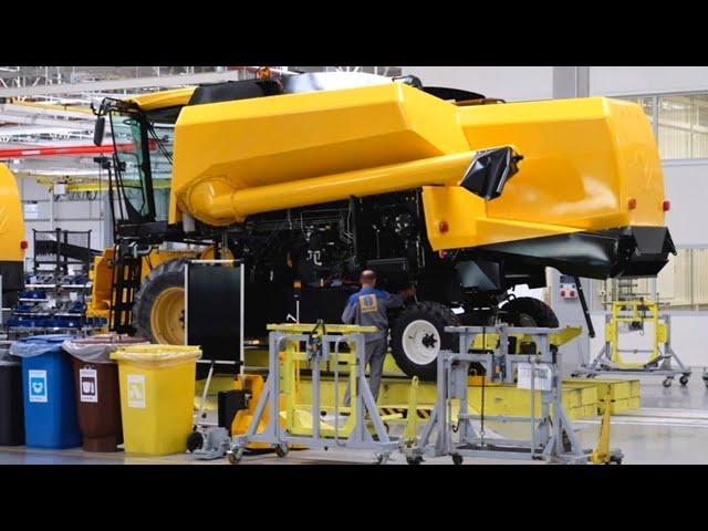 New Holland  Harvester Combine Production factory tour