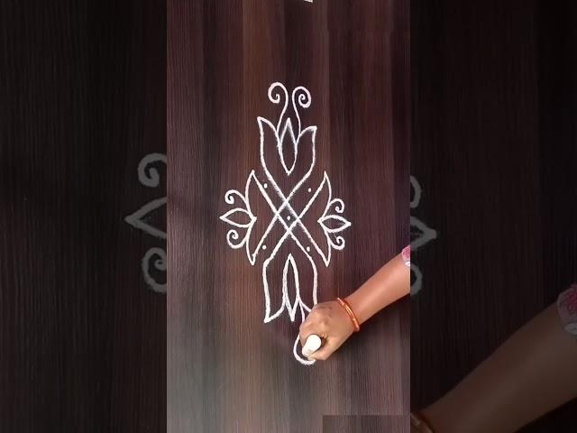 Simple rangoli border designs #rangoli #muggulu