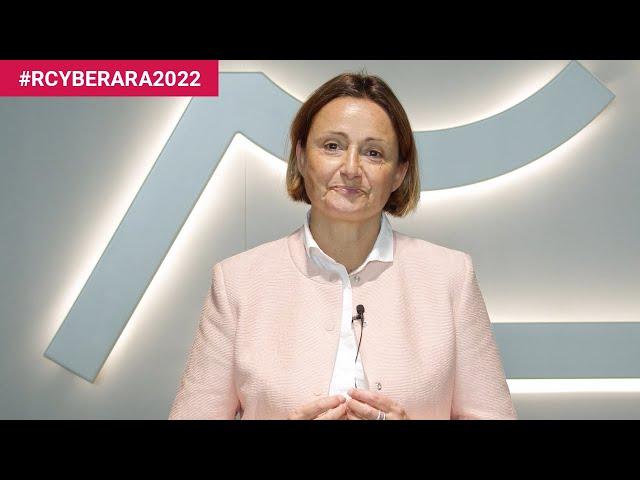 Sophie CRUZ, Conseillère Régionale, Région Auvergne-Rhône-Alpes #RCYBERARA2022