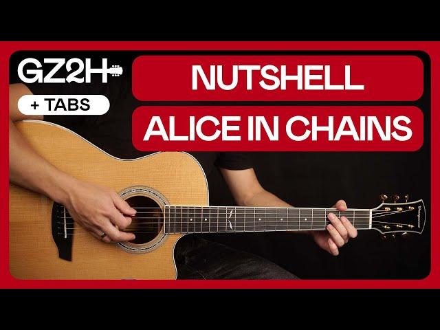 Nutshell Guitar Tutorial Alice In Chains Guitar Lesson |Rhythm + Lead + TAB|