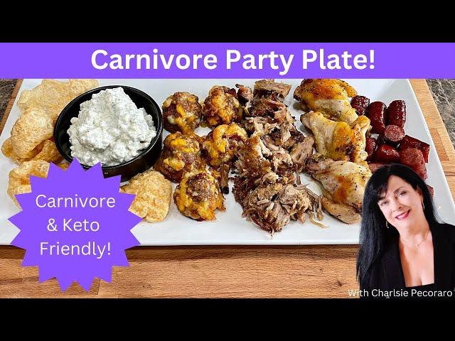 Let's put  together this Carnivore/Keto Party Plate for your next gathering in 1 HOUR!