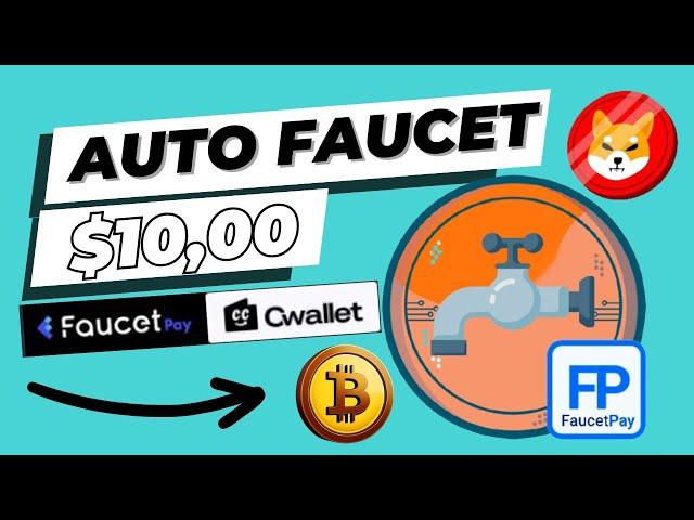 NEW AUTO FAUCET $10,00 HIGH PAYING FAUCETPAY #faucet #autofaucet #highpayingfaucet