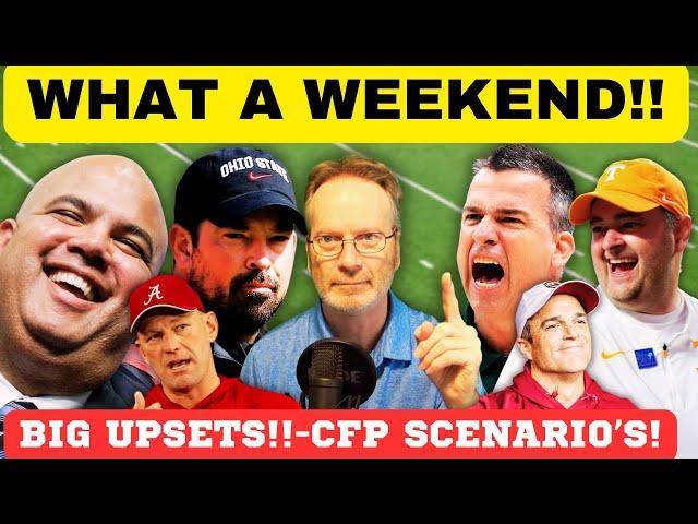 HUGE UPSETS BIG WKEND! TENNESSEE FOOTBALL, OHIO STATE FOOTBALL,SEC FOOTBALL,COLLEGE FOOTBALL