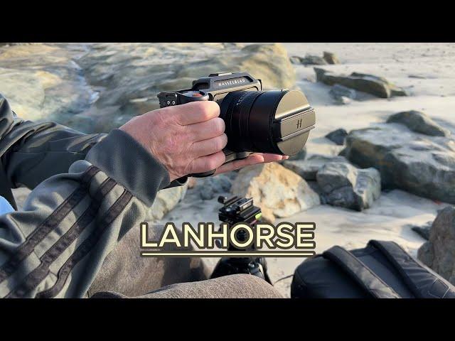 Lanhorse Hasselblad X2D 100C Camera Cage Landscape Quick-Release Plate Installation