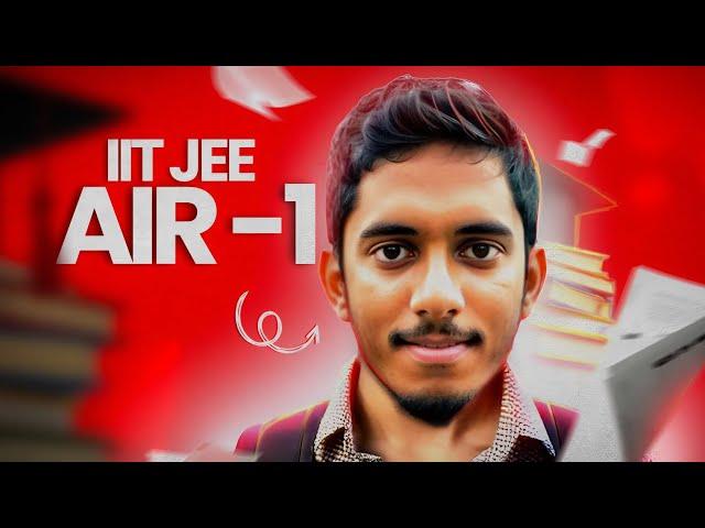 Crazy IIT JEE advice from AIR 1