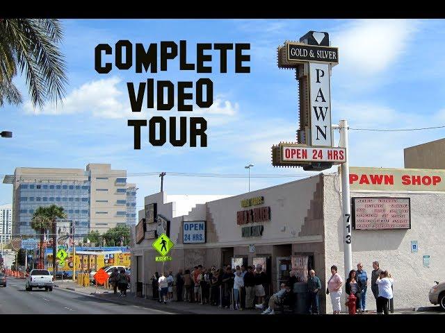 A complete video tour of the Gold and Silver Pawn Shop PAWN STARS Las Vegas