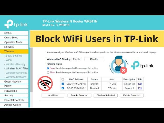 How to Block Any WiFi User in TP-Link Router [3 Methods]